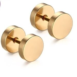 New 8mm Stainless steel fashion earrings studs
